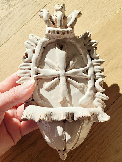 An Italian "acquasantiera" (holy water font)