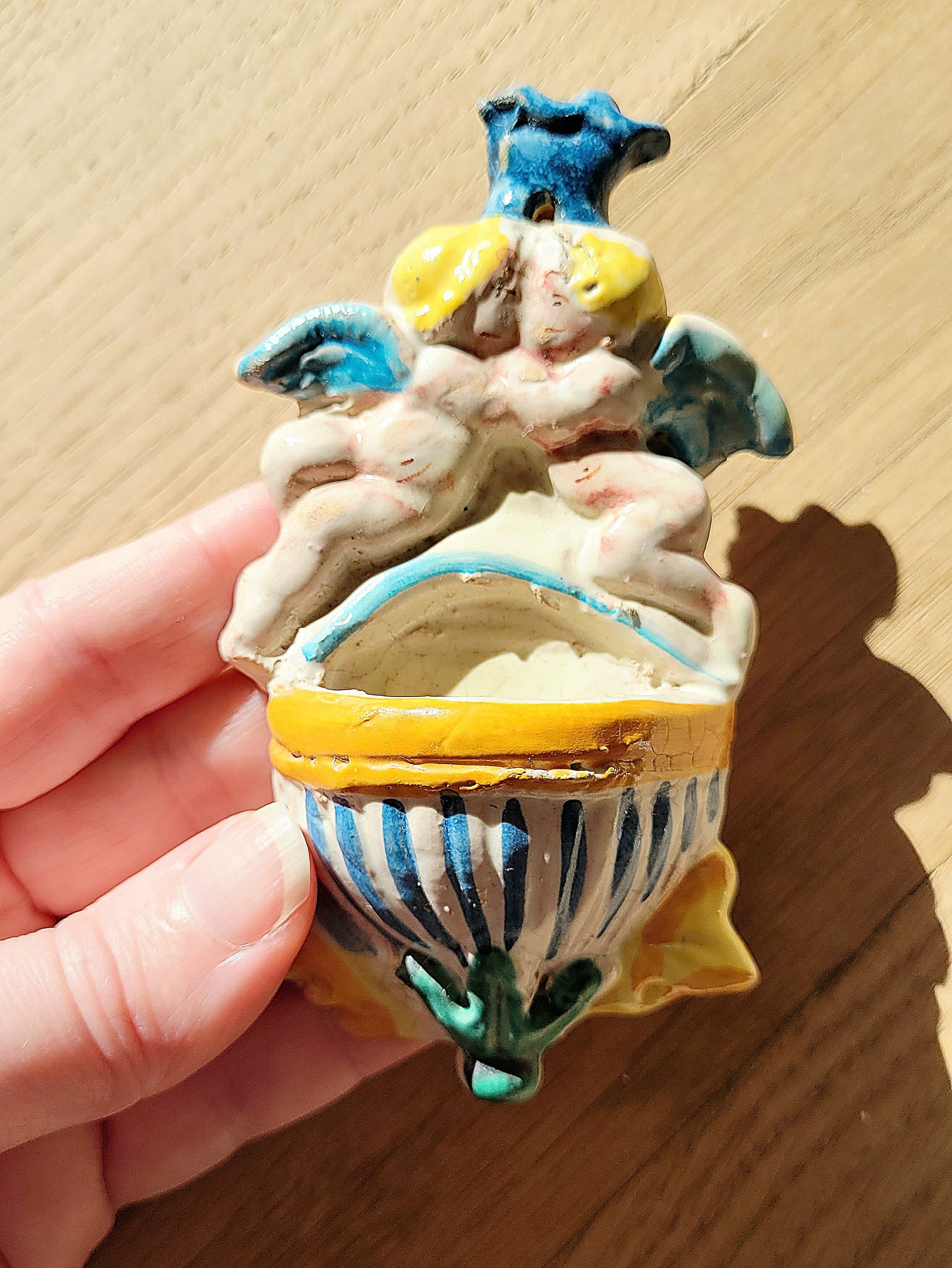 An Italian "acquasantiera" (holy water font)
